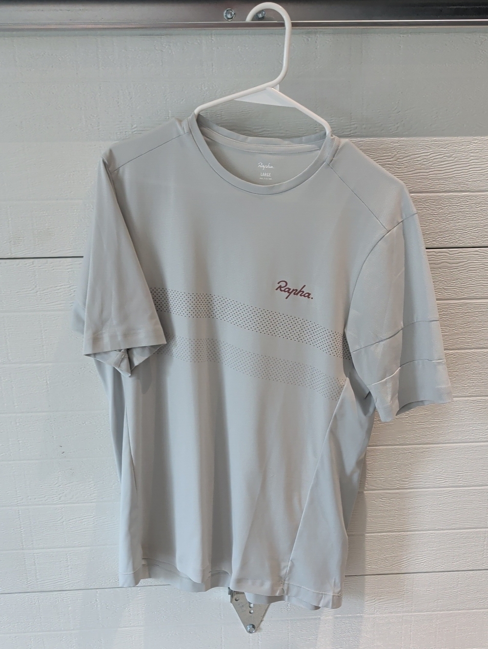 Rapha Light Gray Short Sleeve Cycling Jersey